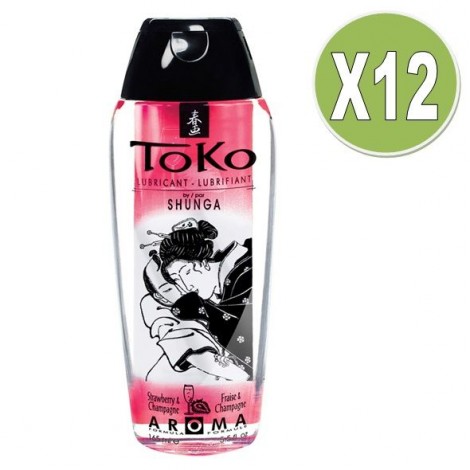shunga toko aroma lubricante fresas con cava x 12 uds shunga toko aroma lubricante fresas con cava x 12 uds