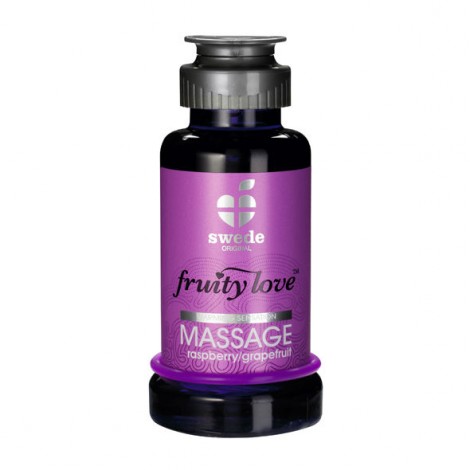 fruity love aceite masaje efector calor 100 ml frambuesa pomelo swede fruity love aceite masaje efector calor 100 ml frambuesa pomelo swede