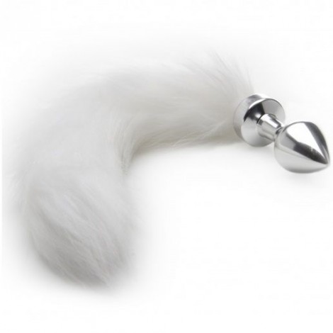 ouch plug anal cola blanca metal 75cm ouch plug anal cola blanca metal 75cm