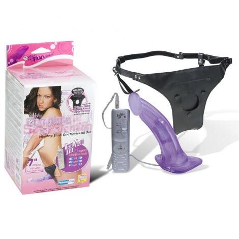 arnes lila vibrador y braguita ajustable 18cm arnes lila vibrador y braguita ajustable 18cm