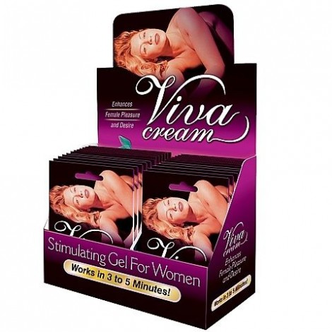 viva cream crema de la excitación femenina 4ml display 24uds viva cream crema de la excitación femenina 4ml display 24uds