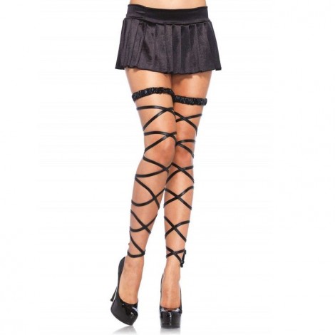 leg avenue medias de tiras entrelazadas leg avenue medias de tiras entrelazadas